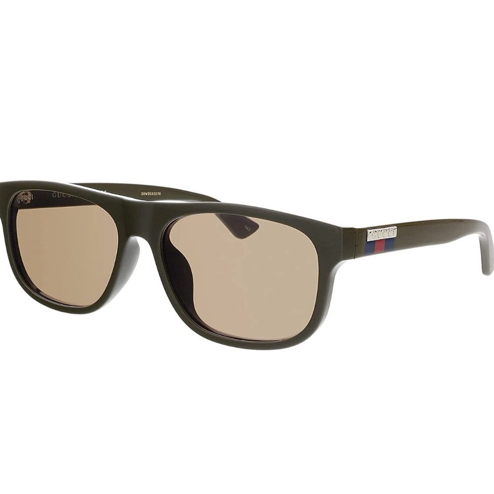 GUCCI Brown Rectangular Men's Sunglasses GG0770SA 004 58 16-150